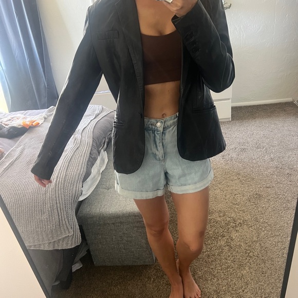 Zadig & Voltaire Lambskin Silk Blazer - Picture 3 of 7